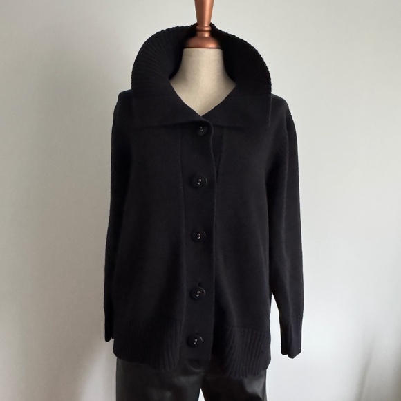 Caroll Reed - Black Button Cardigan - Picture 7 of 8